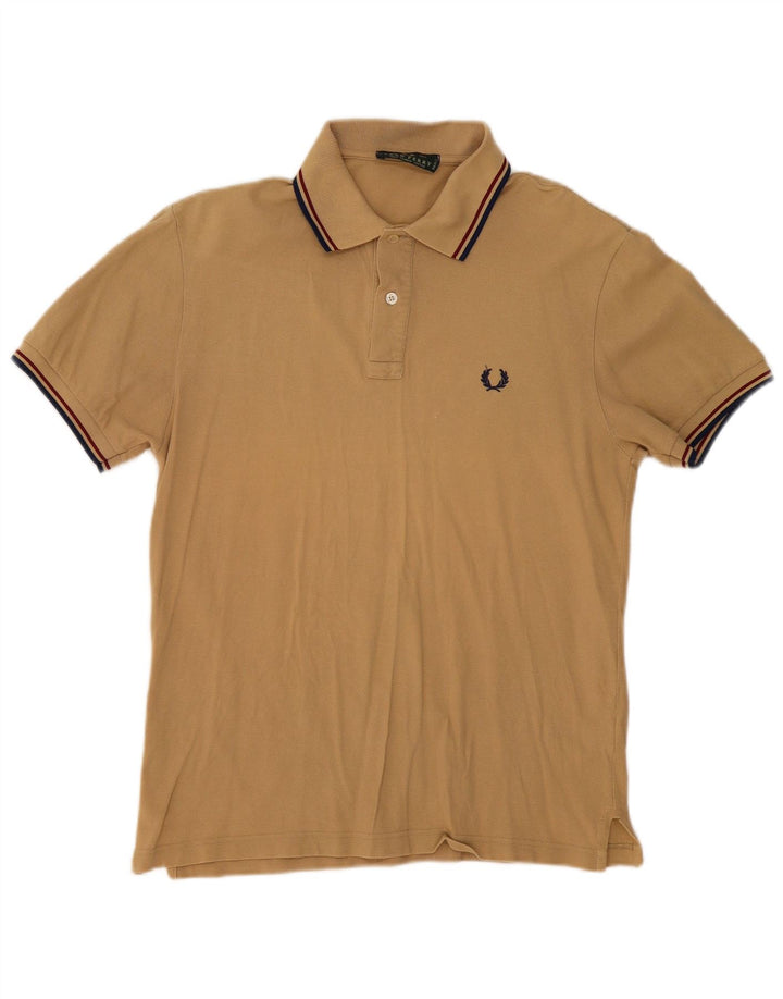 Polo Fred Perry Hombre Pequeño Algodón Beige