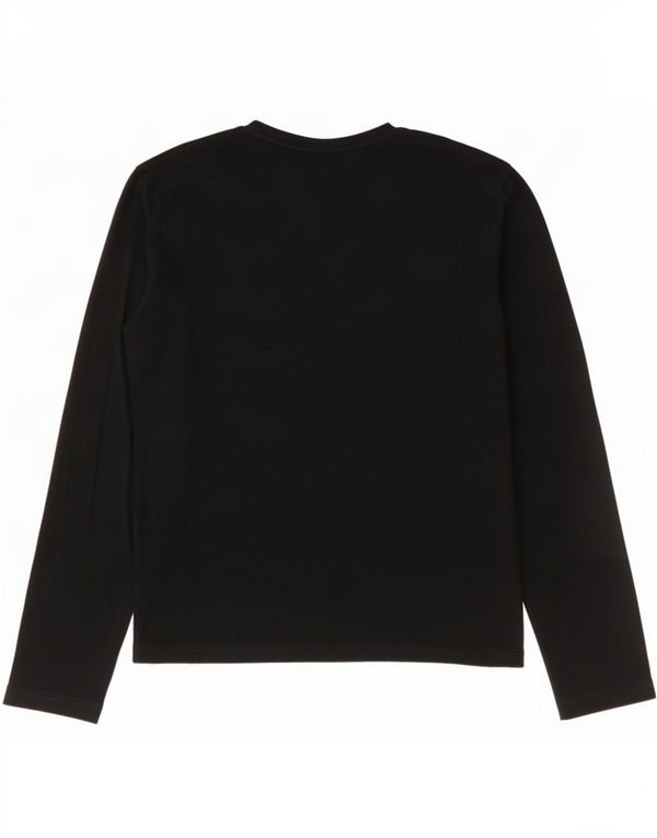 Camiseta Lacoste Hombre Manga Larga Talla 2 XS Algodón Negro
