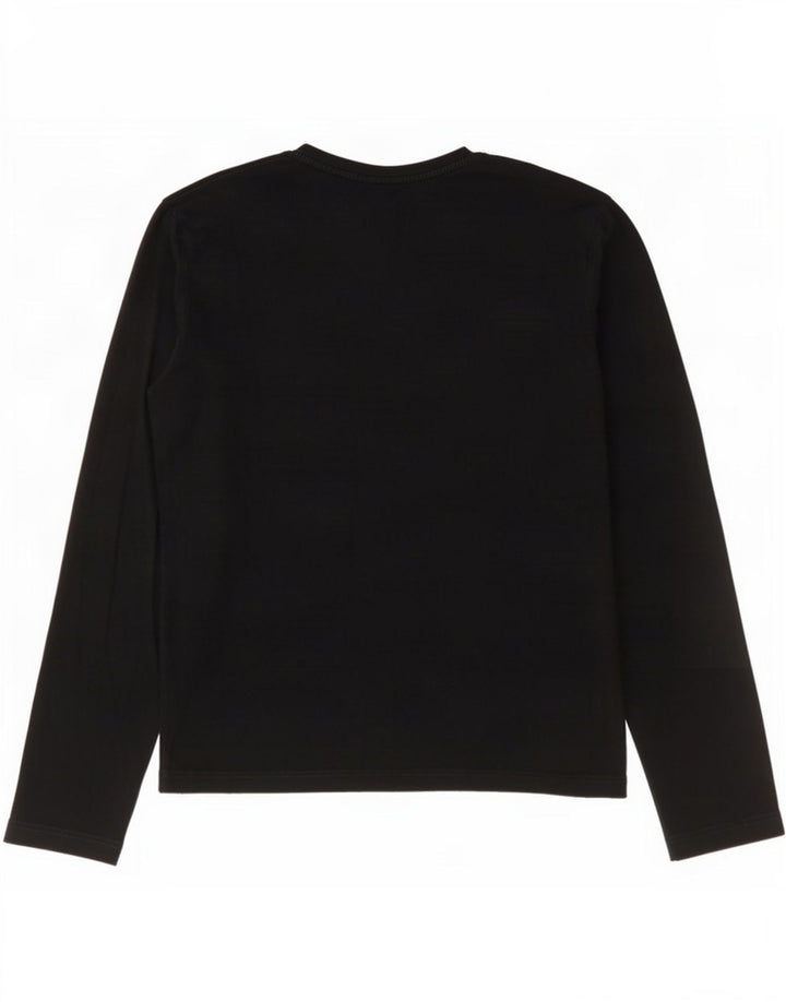 Camiseta Lacoste Hombre Manga Larga Talla 2 XS Algodón Negro
