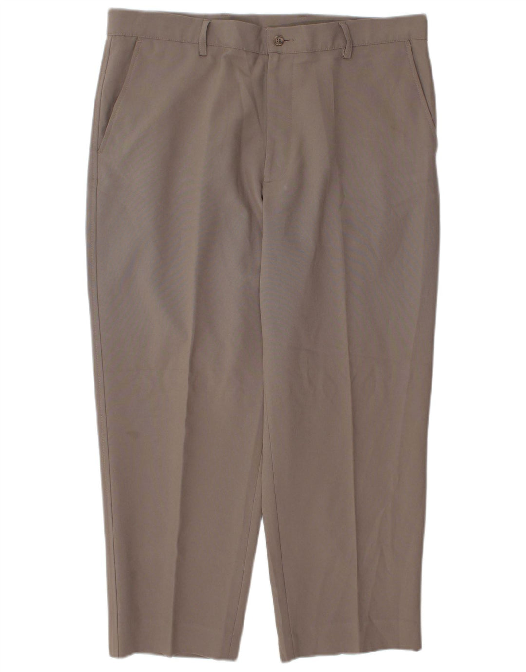 Farah Mens Tapered Chino Pantalones W38 L27 Marrón Poliéster