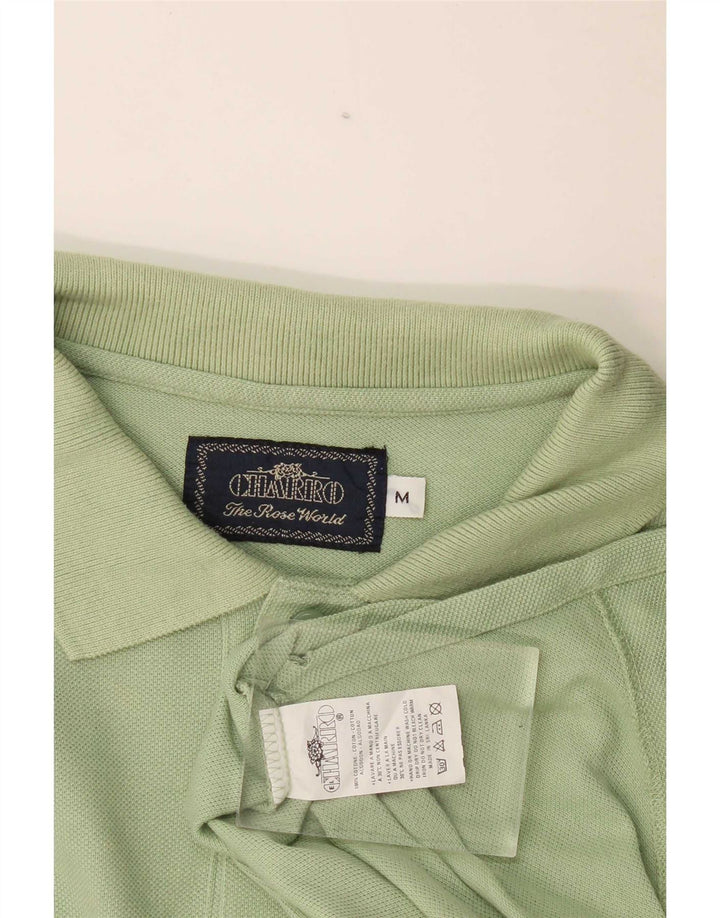 Polo Charro De Manga Larga Para Hombre Algodón Verde Medio