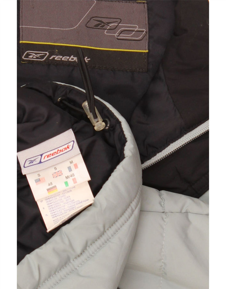 Reebok Chaleco acolchado para hombre UK 36 Small Gris Poliéster