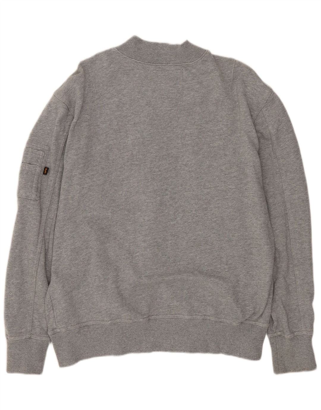 ALPHA INDUSTRIES Chaqueta superior de chándal para hombre Gris medio