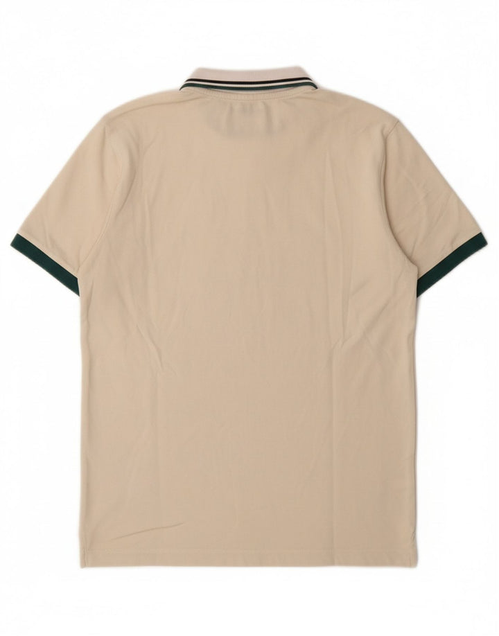 WOOLRICH Mens Penn-Rich Polo Shirt Small Off White Cotton Vintage Woolrich and Second-Hand Woolrich from Messina Hembry 