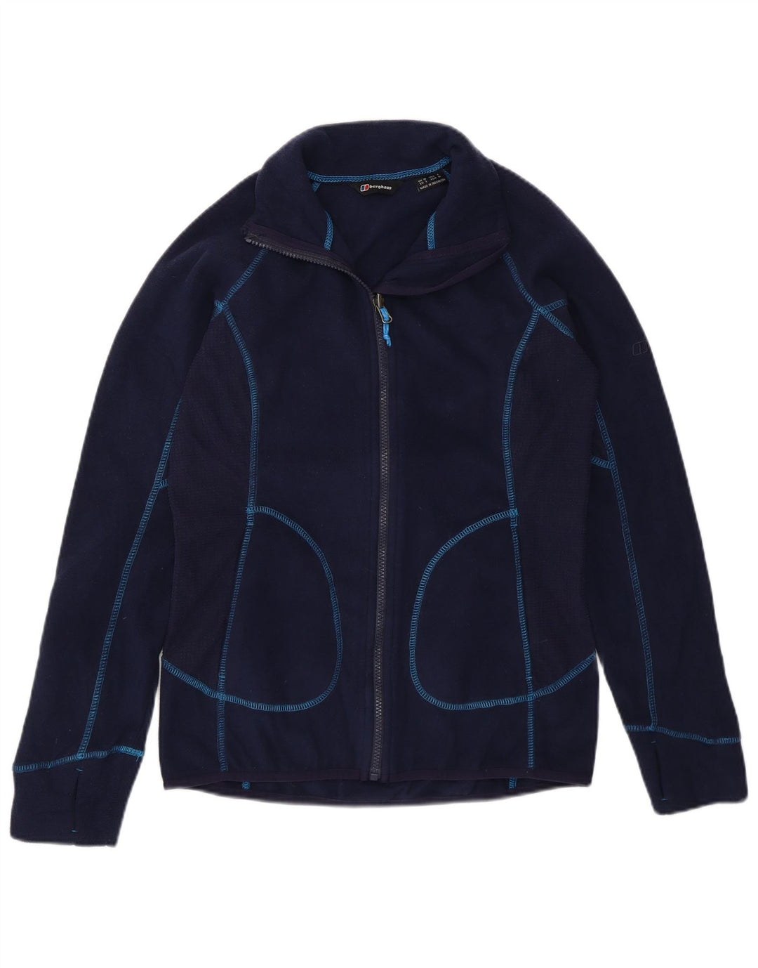 Berghaus Chaqueta polar para mujer UK 10 Small Azul marino Poliéster