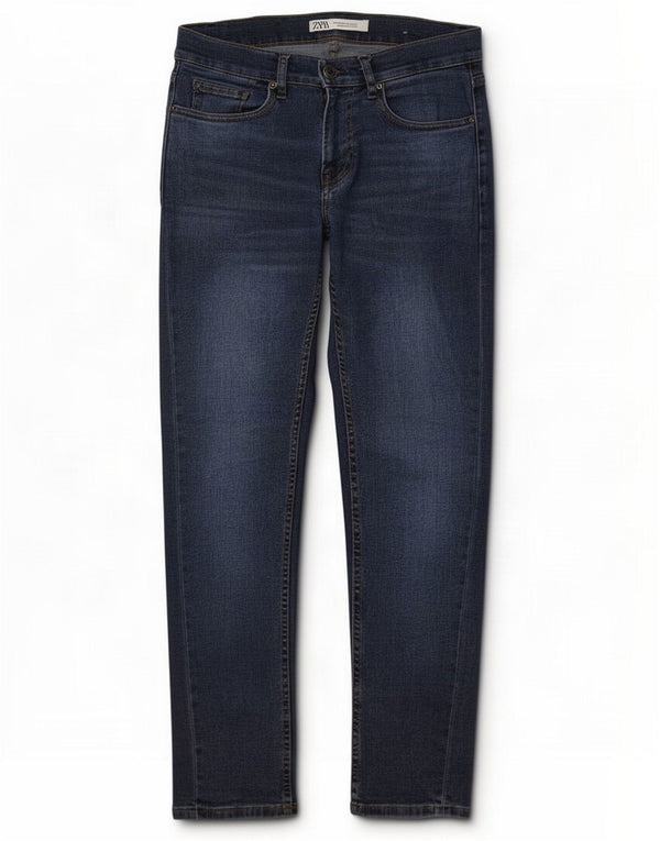 Zara Jeans ajustados para hombre EU 38 Small W30 L30 Algodón azul