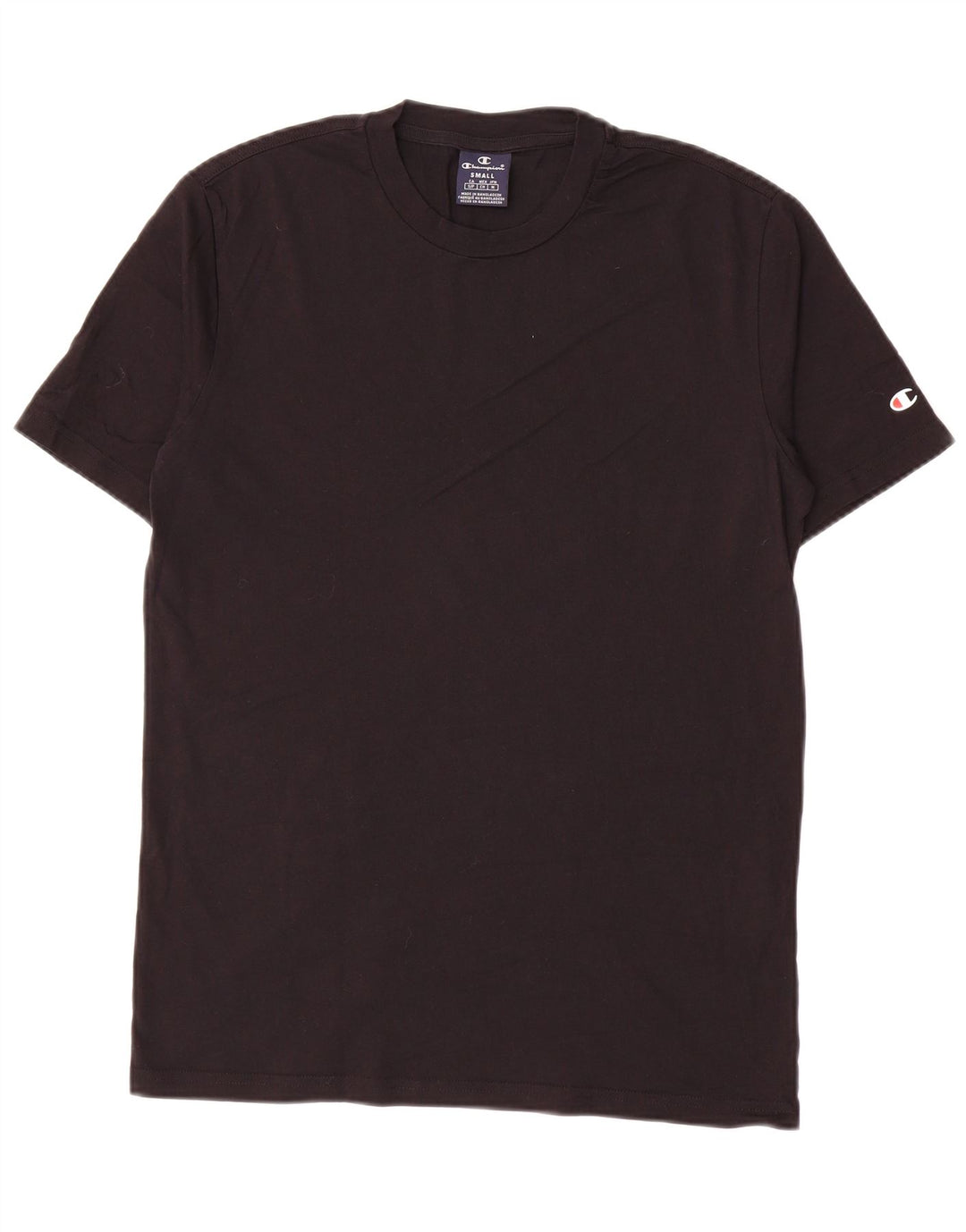 Champion Camiseta Hombre Top Small Algodón Negro