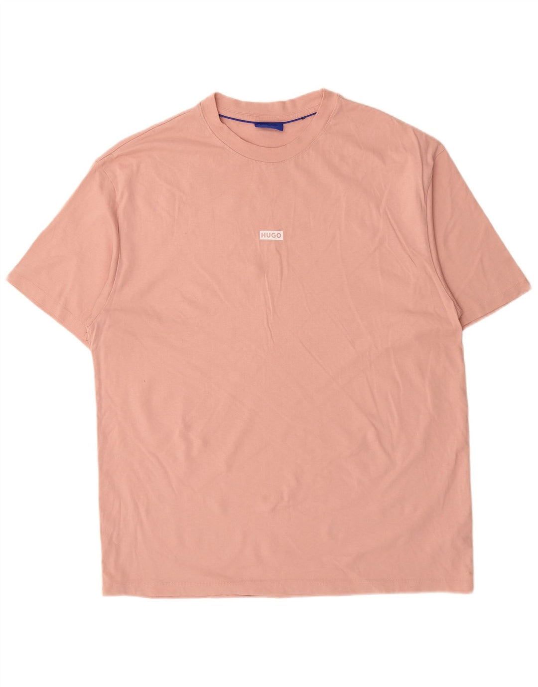 HUGO BOSS Camiseta gráfica para hombre Top XL Algodón rosa