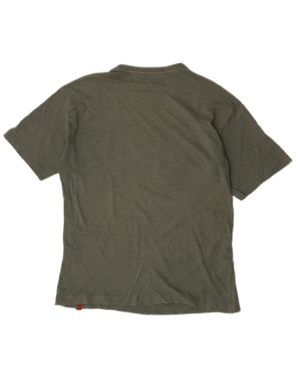 Benetton Camiseta Estampada para Niño 13-14 Años 3XL Caqui Algodón