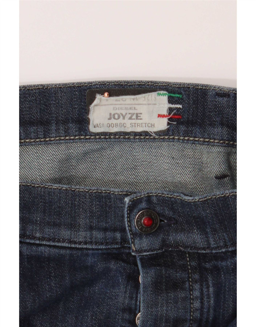 Diesel Mujer Joyze Slim Jeans W27 L28 Algodón Azul