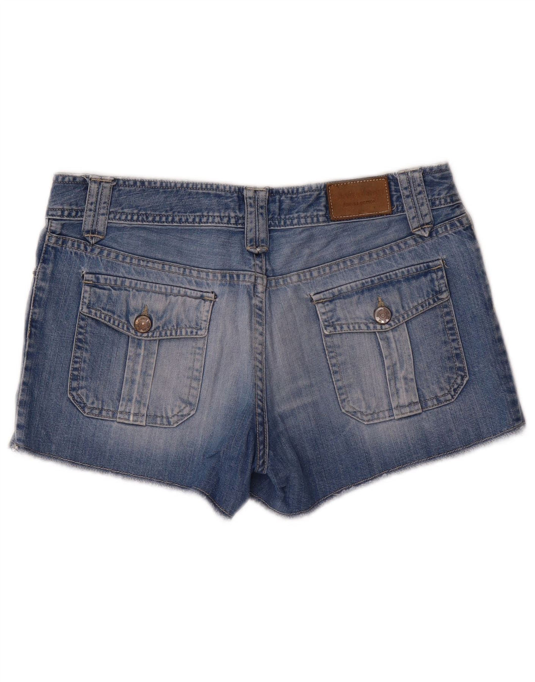Shorts Vaqueros Mujer Massimo Dutti W30 Azul Medio Algodón