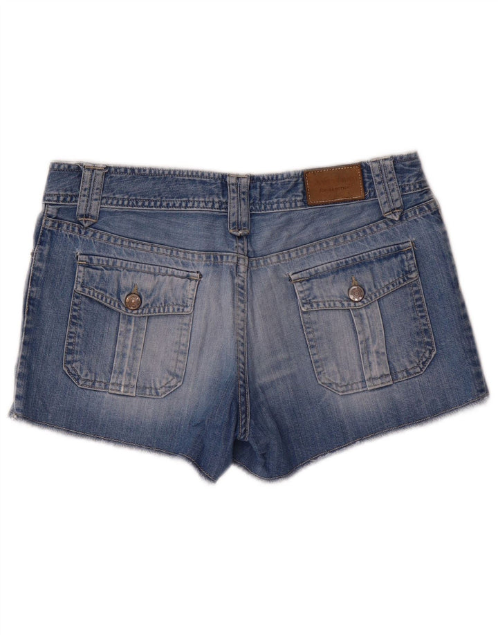 Shorts Vaqueros Mujer Massimo Dutti W30 Azul Medio Algodón