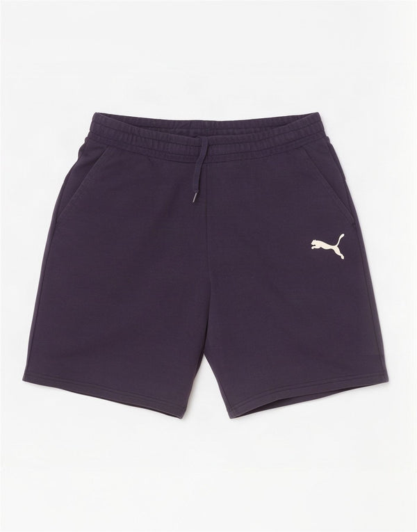 Puma - Pantalones cortos deportivos para hombre, talla grande, algodón azul marino