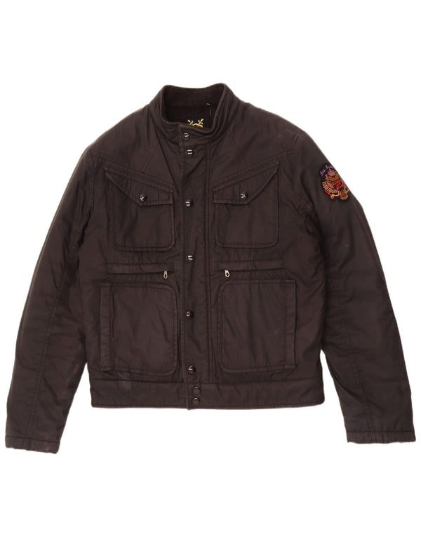 Gilmar Chaqueta utilitaria para hombre IT 54 2XL Algodón negro
