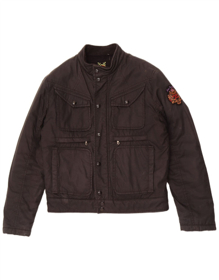 Gilmar Chaqueta utilitaria para hombre IT 54 2XL Algodón negro