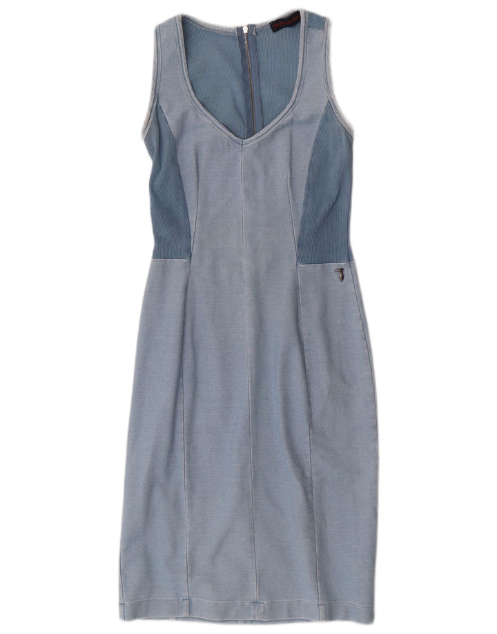 Vestido tubo Mujer Trussardi Jeans IT 42 Azul medio Colorblock