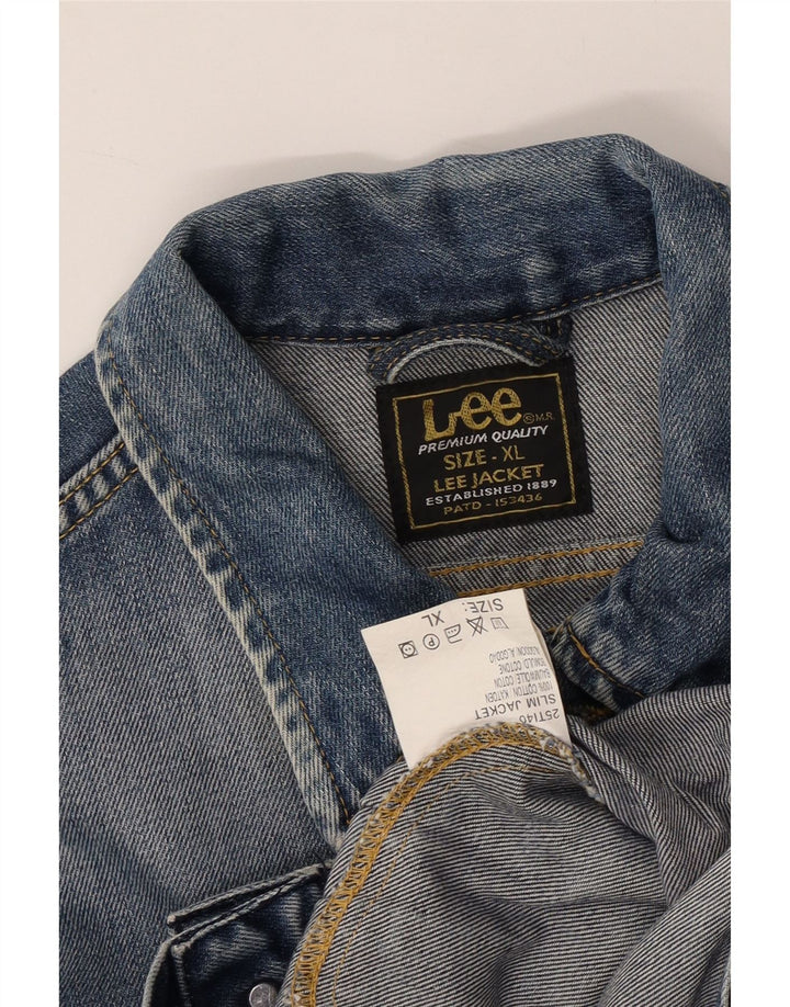 LEE Chaqueta Vaquera para Mujer UK 18 XL Algodón Azul