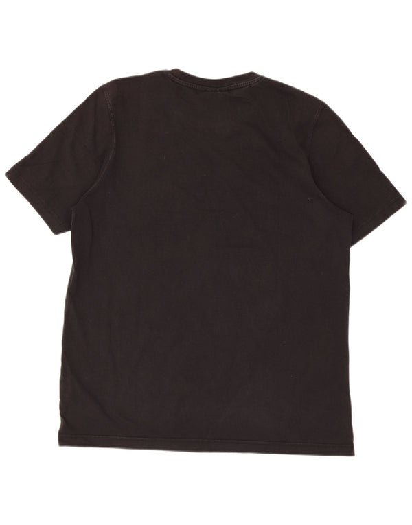 Adidas - Camiseta gráfica para hombre, talla mediana, algodón negro