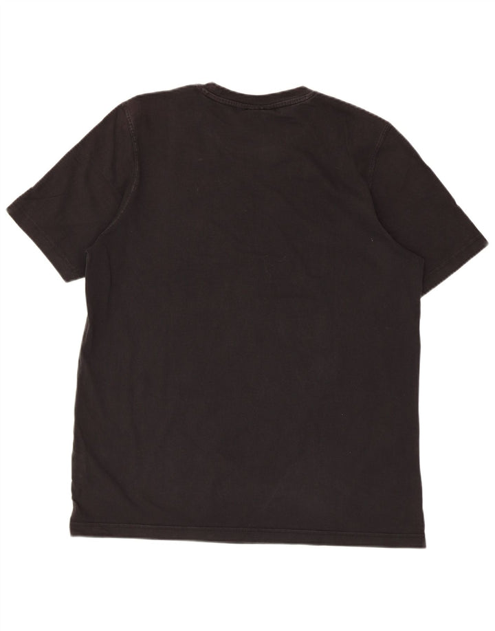 Adidas - Camiseta gráfica para hombre, talla mediana, algodón negro