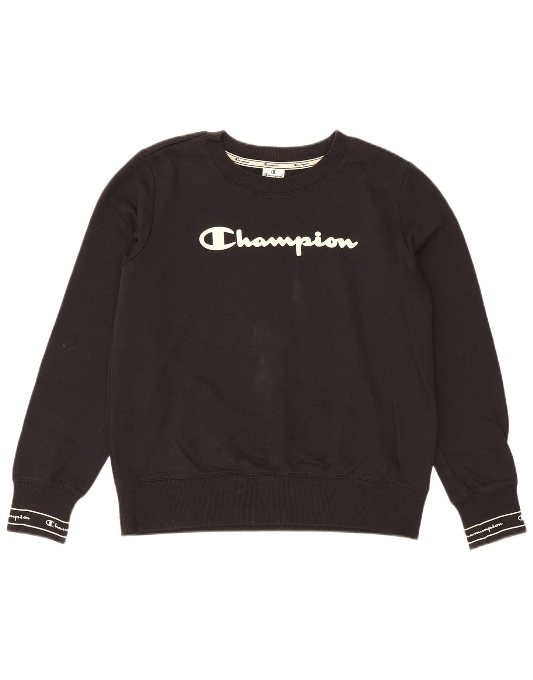 Champion Sudadera Gráfica para Hombre Jersey Grande De Algodón Negro