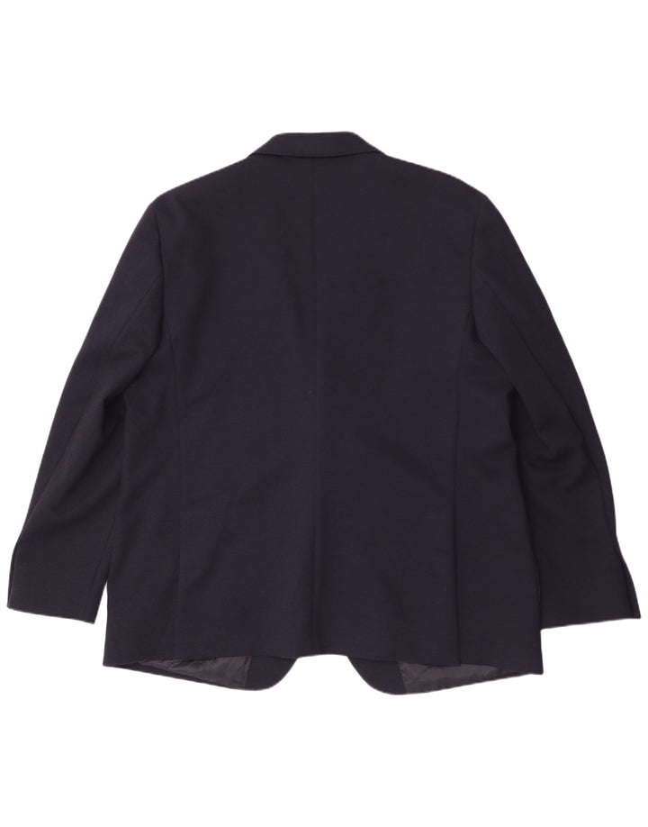 Marks & Spencer Chaqueta tipo blazer larga con 2 botones para hombre UK 50 3XL Azul marino