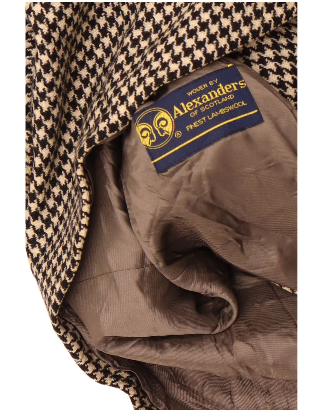 Alexander's Chaqueta tipo blazer de 2 botones para hombre UK 38 Medium Black Houndstooth