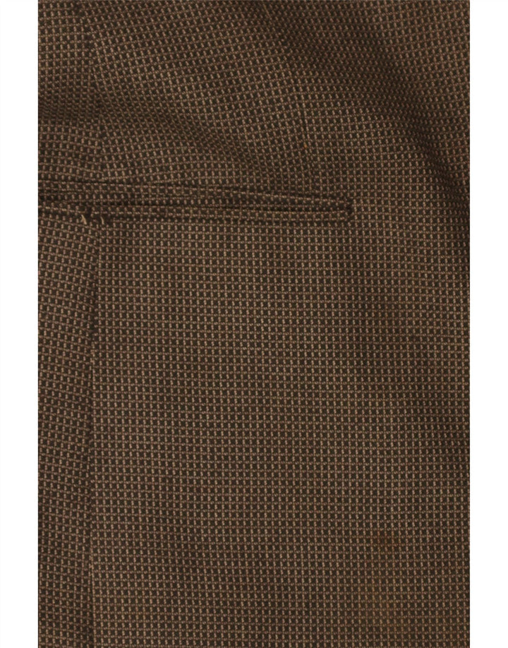 Marks & Spencer Chaqueta tipo blazer de 2 botones para hombre UK 38 Medium Brown Check