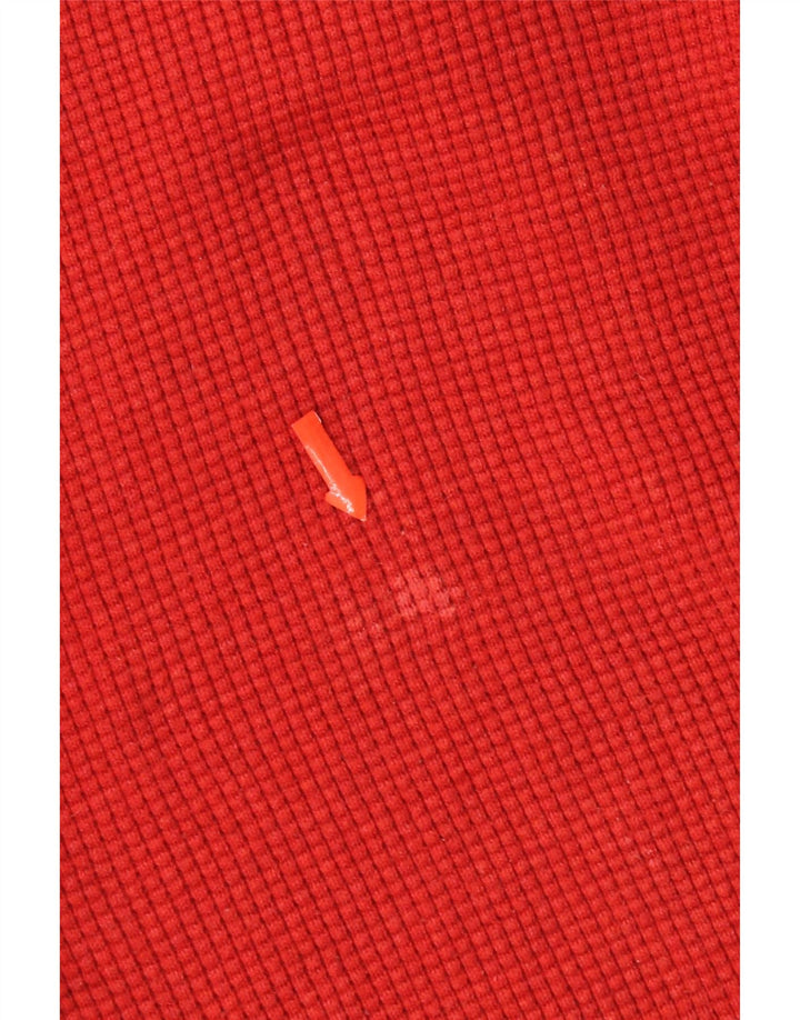 Marks & Spencer Suéter de cuello redondo para hombre 2XL Poliéster rojo