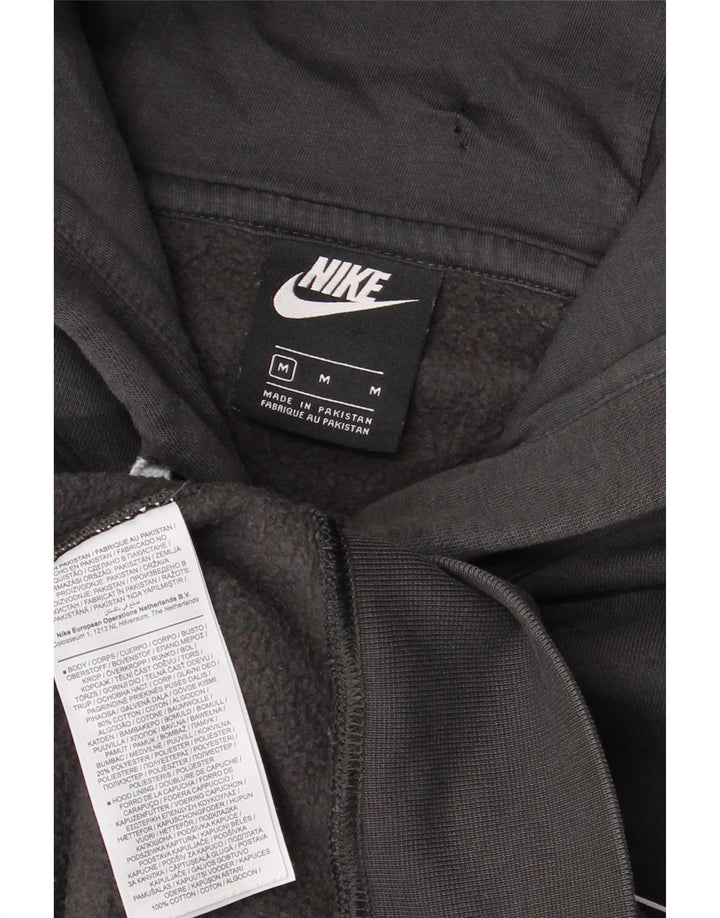Nike Hombre Sudadera Con Capucha Gráfica Jersey De Algodón Gris Medio