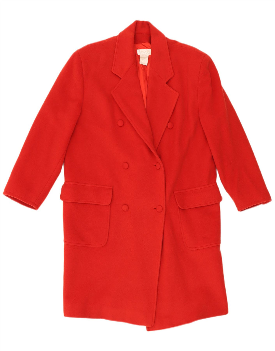 Complice - Abrigo de doble botonadura para mujer, talla 10, lana roja grande