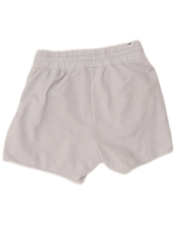 Puma Pantalones cortos deportivos para mujer UK 12 Algodón azul medio