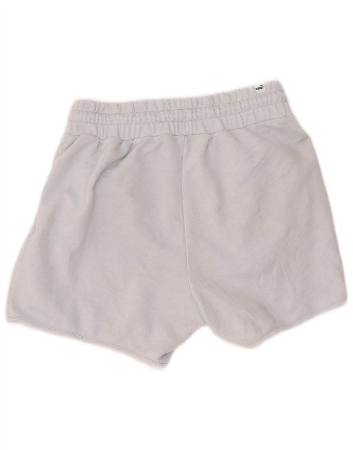 Puma Pantalones cortos deportivos para mujer UK 12 Algodón azul medio
