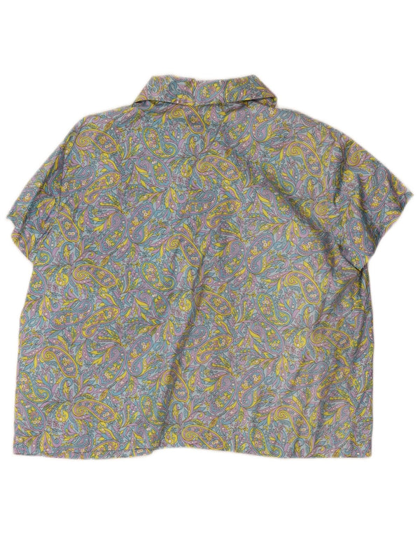 Stella Blusa de manga corta para mujer EU 48 2XL Multicolor Paisley