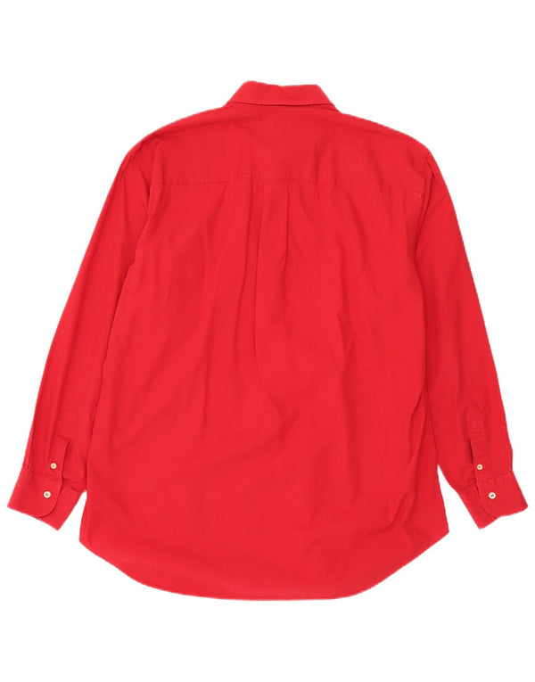 BURBERRY Camisa Hombre Grande Algodón Rojo