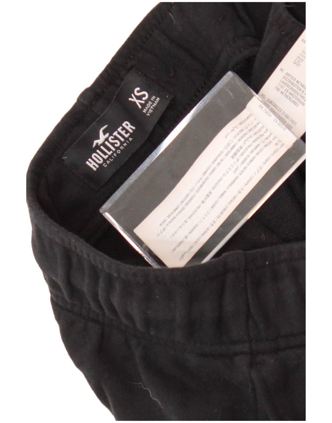 HOLLISTER Pantalones cortos deportivos para mujer UK 6 XS Algodón negro