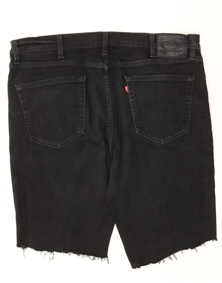 Levi's Mens 511 pantalones cortos de mezclilla W38 XL algodón negro