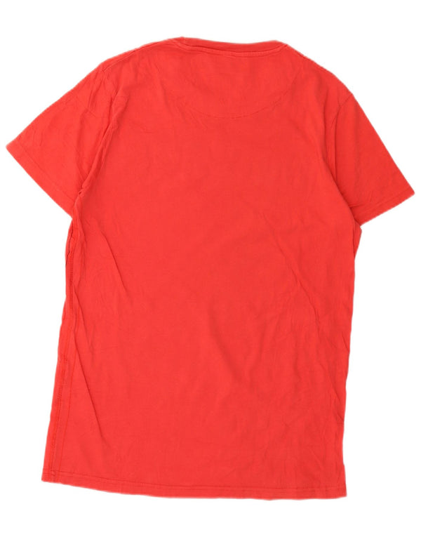 DESIGUAL Camiseta gráfica para hombre Top Small Red Cotton