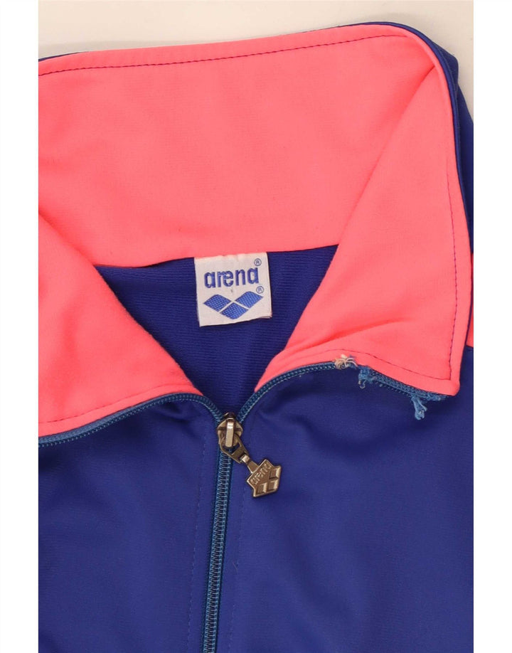 Arena Mens Graphic Chándal Top Chaqueta 2XL Azul Colorblock