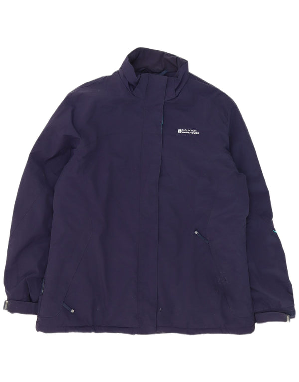 Chaqueta cortavientos para mujer Mountain Warehouse UK 40 2XL Azul marino Poliéster