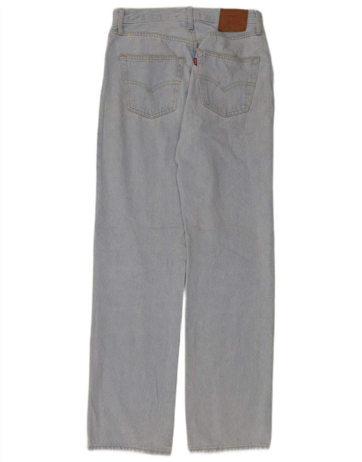 LEVI'S Vaqueros Rectos 501 Mujer W26 L32 Algodón Azul