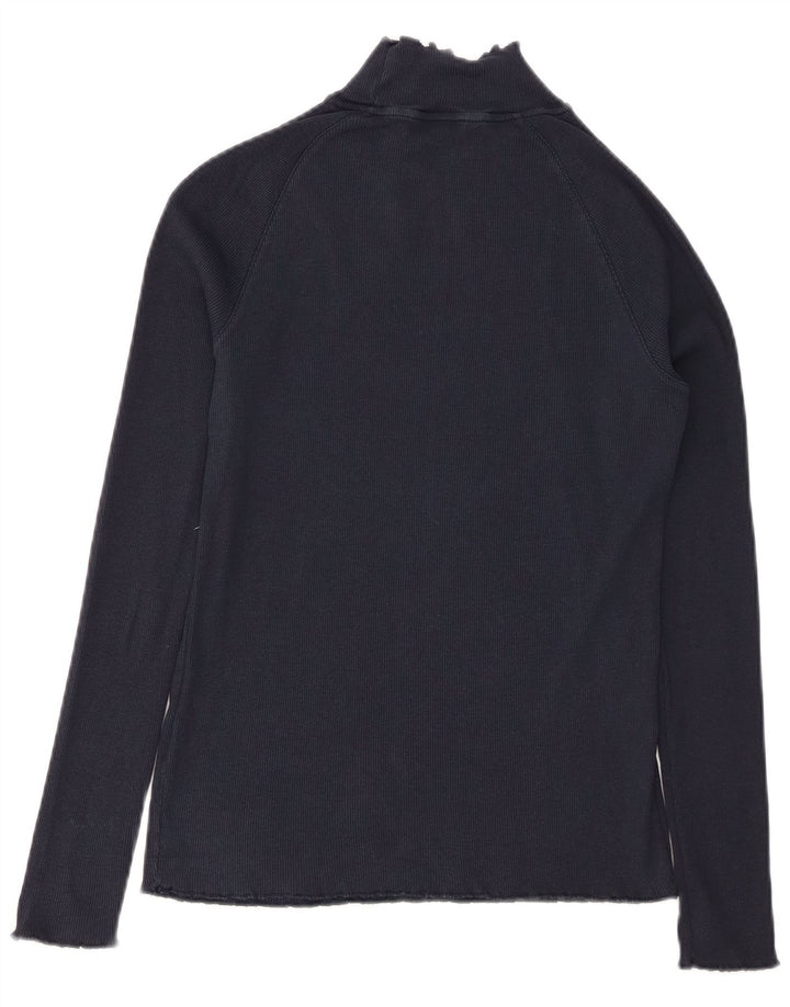 TOMMY HILFIGER Camiseta de manga larga para mujer UK 40 Medio Azul marino