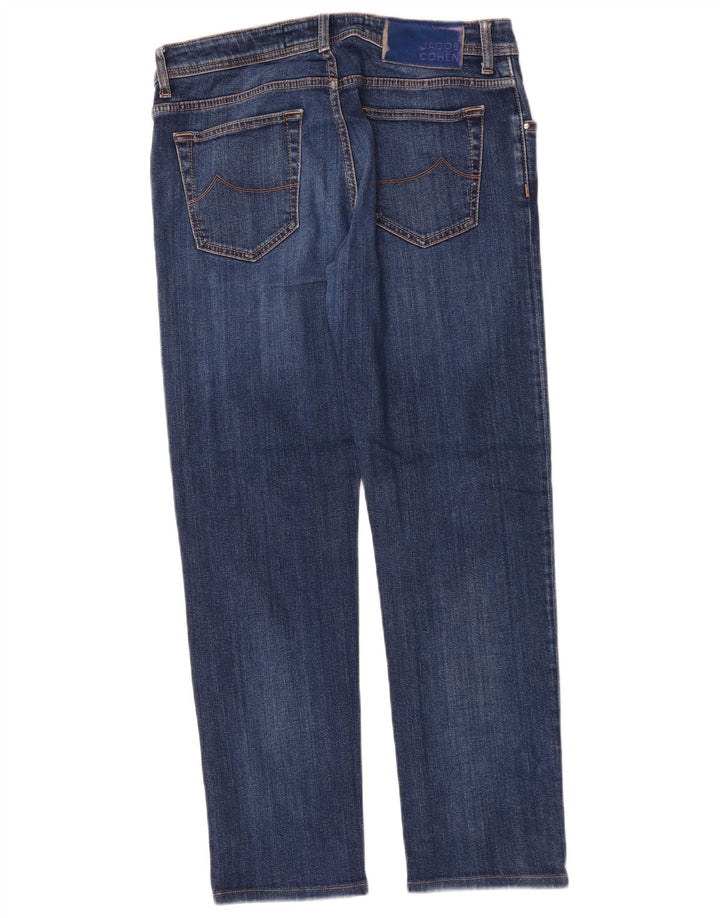 Jacob Cohen Vaqueros ajustados para hombre W32 L30 Azul