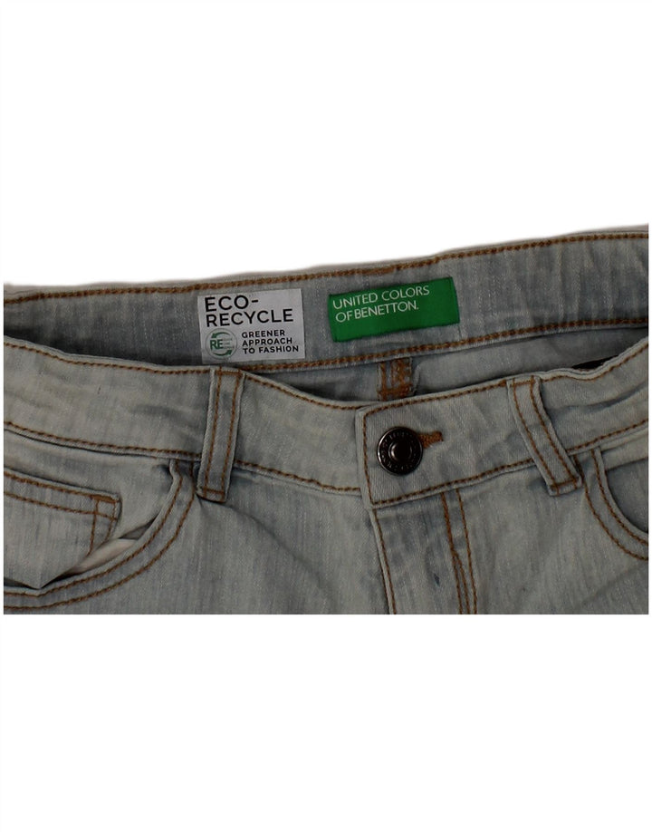 BENETTON Shorts vaqueros para niña 11-12 años W26 Azul