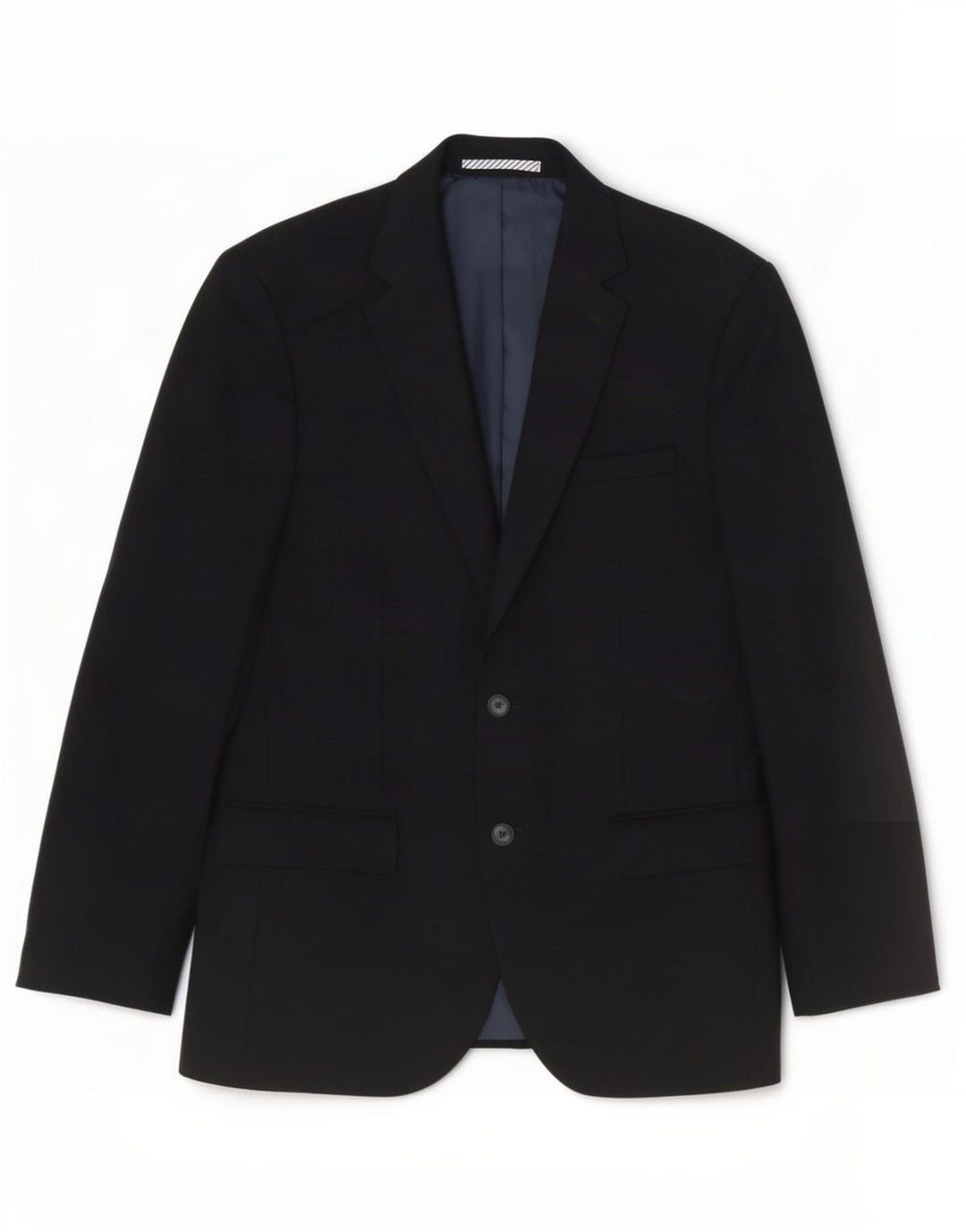 Marks & Spencer Chaqueta tipo blazer de 2 botones para hombre UK 38 Mediana lana negra