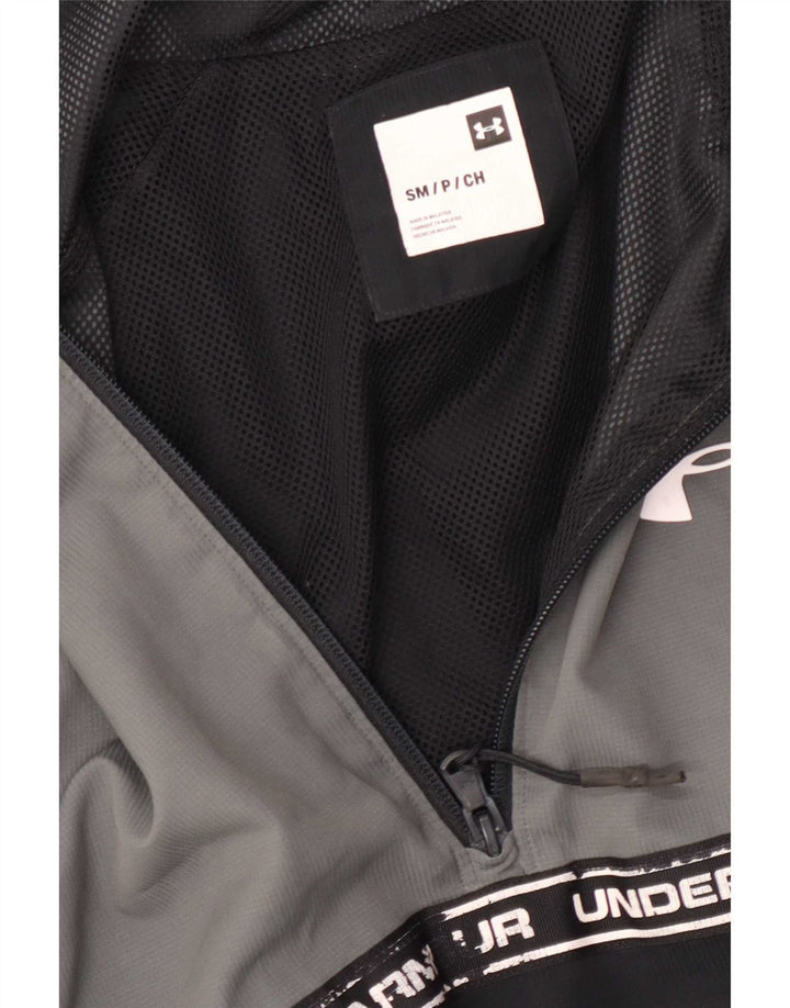 Under Armour Chaqueta de chándal gráfica para hombre, talla 36, color negro