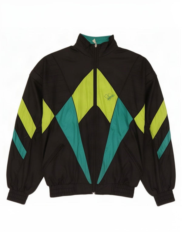 Pandora Hombre Chándal Top Chaqueta Pequeña Poliéster Color Block Negro