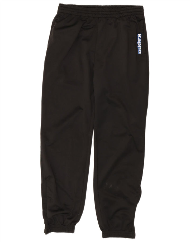 KAPPA Mens Tracksuit Trousers Joggers Medium Black Polyester