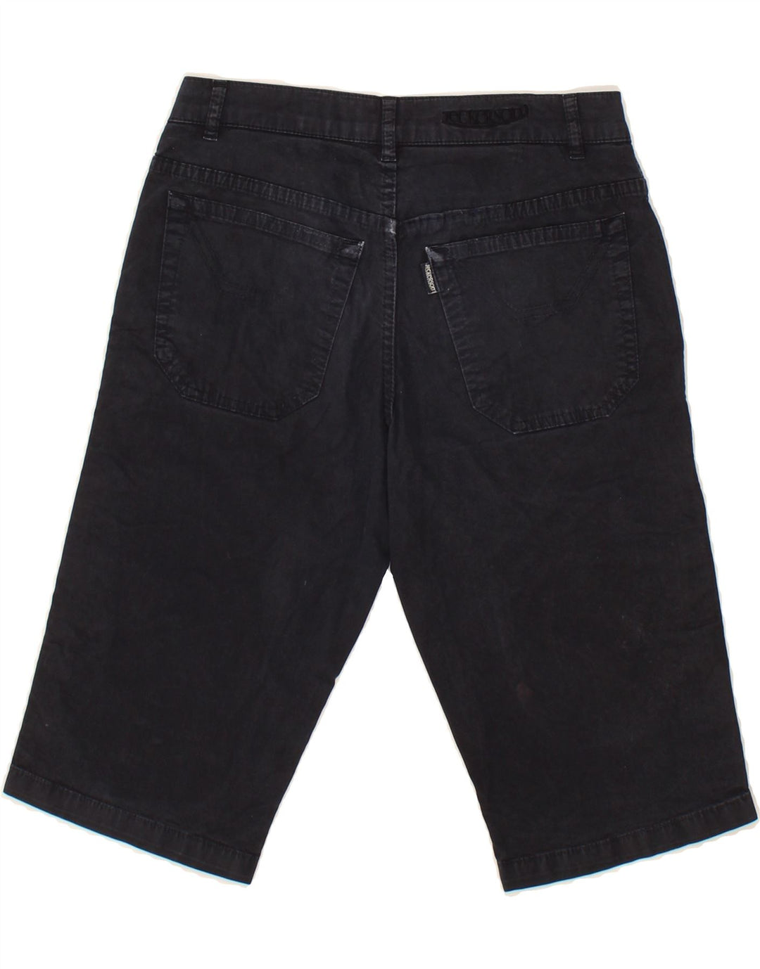 JECKERSON Womens Bermuda Shorts W27 Small Black Cotton Vintage Jeckerson and Second-Hand Jeckerson from Messina Hembry 