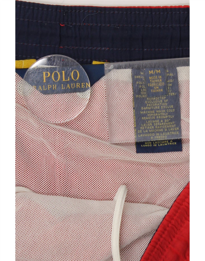 POLO RALPH LAUREN Bañador Hombre Mediano Rojo Nylon