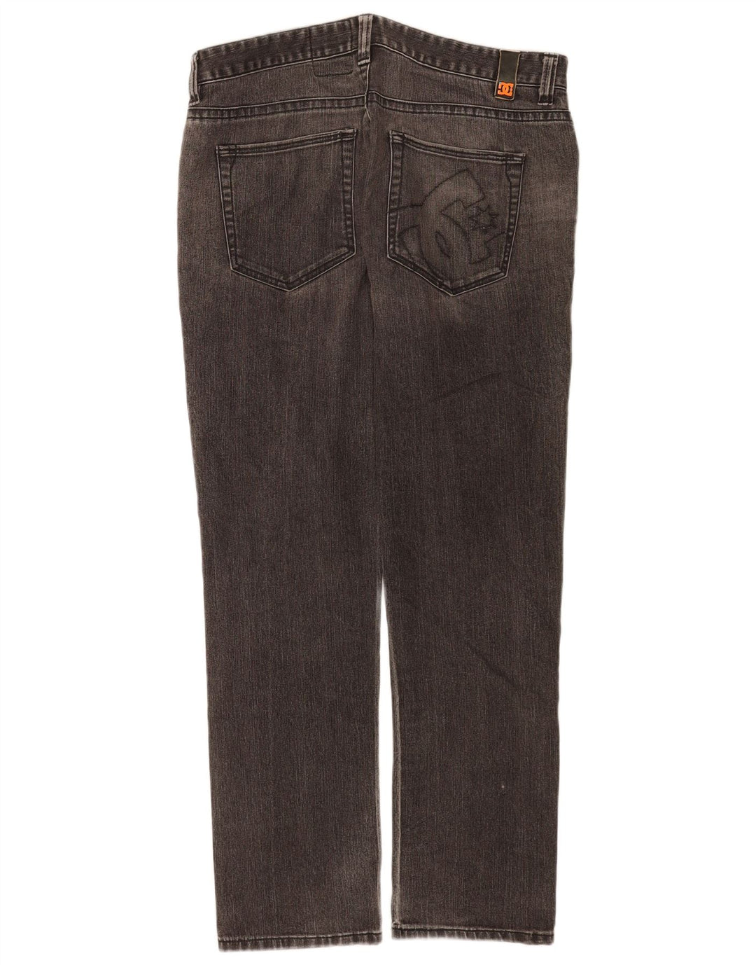 DC Jeans rectos gráficos para hombre W34 L32 Gris